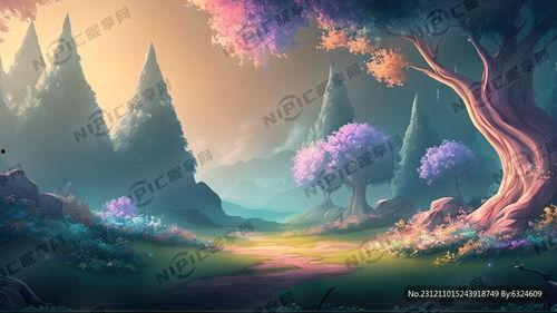 蓝色深情创作背景